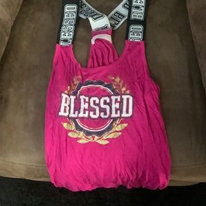 No Boundaries Tank;Pink/Victoria Secret Tshirt;Time and Tru black Jeans;Old Navy